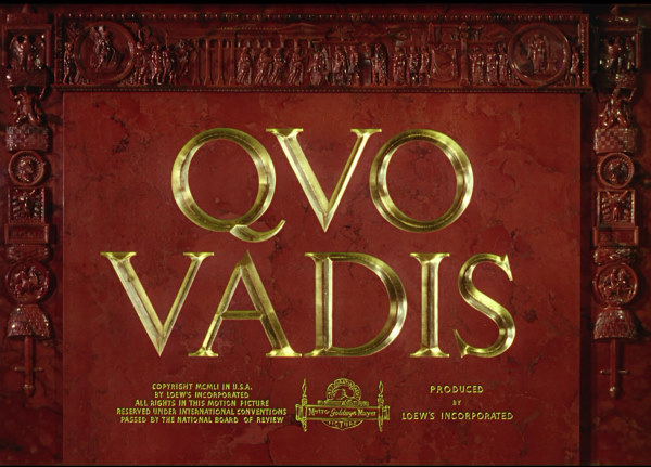 Quo Vadis Blu-ray - Robert Taylor, Deborah Kerr